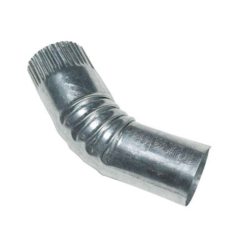 sheet metal downspouts|2 inch round galvanized downspout.